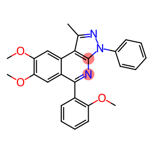 7,8-dimethoxy-5-(2-methoxyphenyl)-1-methyl-3-phenyl-3H-pyrazolo[3,4-c]isoquinoline