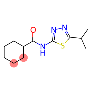 Cyclohexanecarboxamide, N-[5-(1-methylethyl)-1,3,4-thiadiazol-2-yl]-