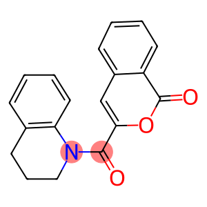 3-(3,4-dihydro-1(2H)-quinolinylcarbonyl)-1H-isochromen-1-one