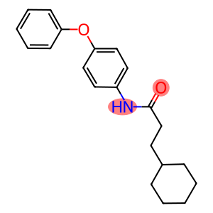 3-cyclohexyl-N-(4-phenoxyphenyl)propanamide