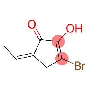 2-Cyclopenten-1-one,3-bromo-5-ethylidene-2-hydroxy-,(5Z)-(9CI)