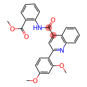 methyl 2-({[2-(2,4-dimethoxyphenyl)-4-quinolinyl]carbonyl}amino)benzoate