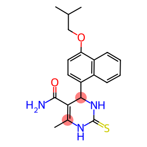 4-(4-isobutoxy-1-naphthyl)-6-methyl-2-thioxo-1,2,3,4-tetrahydro-5-pyrimidinecarboxamide