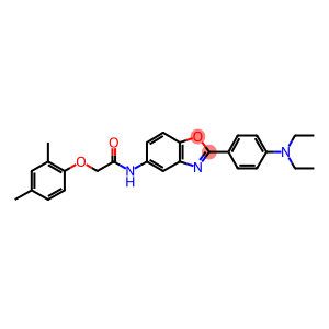 N-{2-[4-(diethylamino)phenyl]-1,3-benzoxazol-5-yl}-2-(2,4-dimethylphenoxy)acetamide