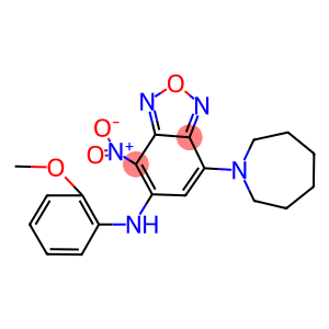 7-(1-azepanyl)-4-nitro-5-(2-methoxyanilino)-2,1,3-benzoxadiazole