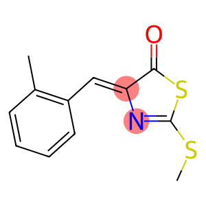 4-(2-methylbenzylidene)-2-(methylsulfanyl)-1,3-thiazol-5(4H)-one