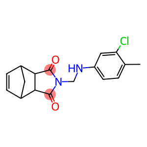 2-{[(3-Chloro-4-methylphenyl)amino]methyl}-3a,4,7,7a-tetrahydro-1H-4,7-methanoisoindole-1,3-dione