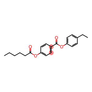 Benzoic acid, 4-[(1-oxohexyl)oxy]-, 4-ethylphenyl ester