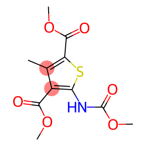 dimethyl 5-[(methoxycarbonyl)amino]-3-methyl-2,4-thiophenedicarboxylate