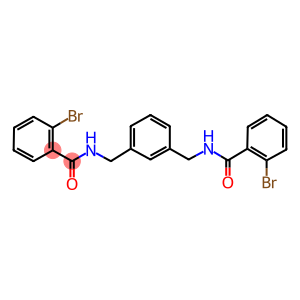 2-bromo-N-(3-{[(2-bromobenzoyl)amino]methyl}benzyl)benzamide