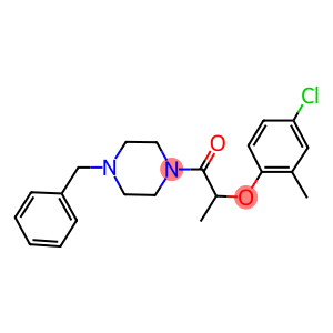 1-benzyl-4-[2-(4-chloro-2-methylphenoxy)propanoyl]piperazine