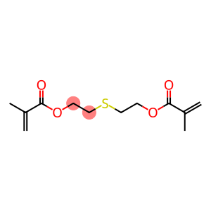 Bis(2-methylpropenoic acid)thiodi(2,1-ethanediyl) ester