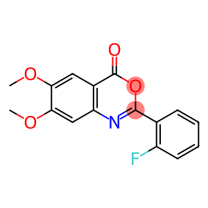 2-(2-fluorophenyl)-6,7-dimethoxy-4H-3,1-benzoxazin-4-one