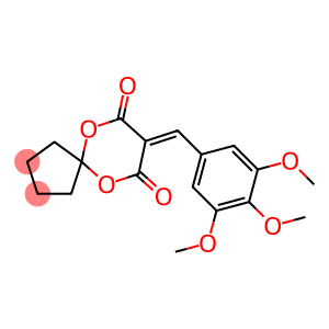 8-(3,4,5-trimethoxybenzylidene)-6,10-dioxaspiro[4.5]decane-7,9-dione