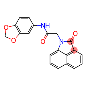 N-(1,3-benzodioxol-5-yl)-2-(2-oxobenzo[cd]indol-1(2H)-yl)acetamide