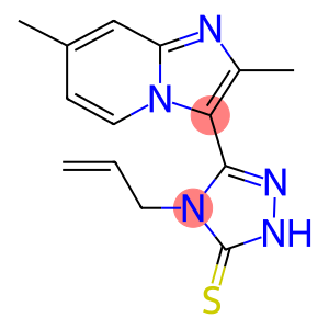 4-allyl-5-(2,7-dimethylimidazo[1,2-a]pyridin-3-yl)-2,4-dihydro-3H-1,2,4-triazole-3-thione