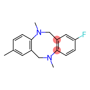 2-FLUORO-5,8,11-TRIMETHYL-5,6,11,12-TETRAHYDRO-DIBENZO[B, F][1,5]DIAZOCINE