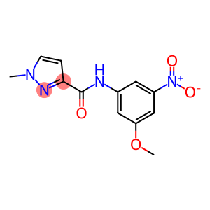 N-{3-nitro-5-methoxyphenyl}-1-methyl-1H-pyrazole-3-carboxamide