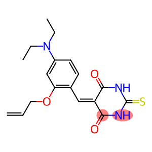 5-[2-(allyloxy)-4-(diethylamino)benzylidene]-2-thioxodihydro-4,6(1H,5H)-pyrimidinedione