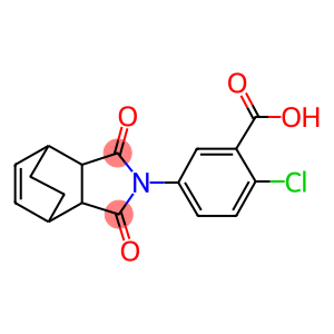 2-chloro-5-(3,5-dioxo-4-azatricyclo[5.2.2.0~2,6~]undec-8-en-4-yl)benzoic acid