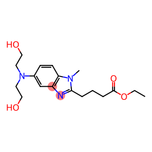 5-[双(2-羟乙基)氨基]-1-甲基-1H-苯并咪唑-2-丁酸乙酯