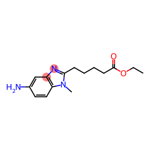 1H-Benzimidazole-2-pentanoic acid, 5-amino-1-methyl-, ethyl ester