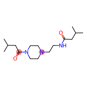 3-methyl-N-{2-[4-(3-methylbutanoyl)-1-piperazinyl]ethyl}butanamide