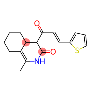 1-methyl-4-[3-(2-thienyl)acryloyl]-5,6,7,8-tetrahydro-3(2H)-isoquinolinone