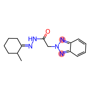 2-(2H-1,2,3-benzotriazol-2-yl)-N'-(2-methylcyclohexylidene)acetohydrazide