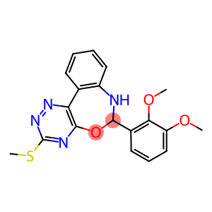 6-(2,3-dimethoxyphenyl)-3-(methylsulfanyl)-6,7-dihydro[1,2,4]triazino[5,6-d][3,1]benzoxazepine