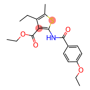 ethyl 2-[(4-ethoxybenzoyl)amino]-4-ethyl-5-methyl-3-thiophenecarboxylate