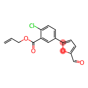 allyl 2-chloro-5-(5-formyl-2-furyl)benzoate