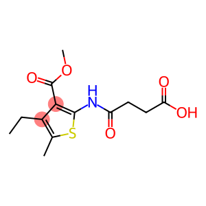 2-(3-CARBOXY-PROPIONYLAMINO)-4-ETHYL-5-METHYL-THIOPHENE-3-CARBOXYLIC ACID METHYL ESTER