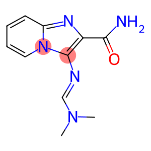 3-{[(dimethylamino)methylene]amino}imidazo[1,2-a]pyridine-2-carboxamide