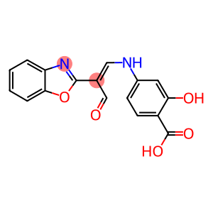 4-{[2-(1,3-benzoxazol-2-yl)-3-oxo-1-propenyl]amino}-2-hydroxybenzoic acid