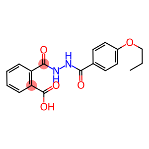 2-([2-(4-PROPOXYBENZOYL)HYDRAZINO]CARBONYL)BENZOIC ACID