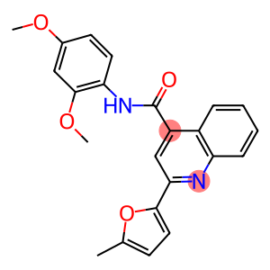 N-(2,4-dimethoxyphenyl)-2-(5-methyl-2-furyl)-4-quinolinecarboxamide