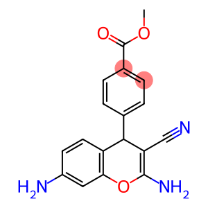 methyl 4-(2,7-diamino-3-cyano-4H-chromen-4-yl)benzoate