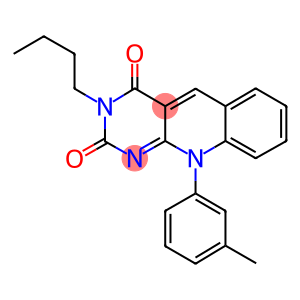 3-butyl-10-(3-methylphenyl)pyrimido[4,5-b]quinoline-2,4(3H,10H)-dione