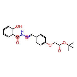 tert-butyl {4-[2-(2-hydroxybenzoyl)carbohydrazonoyl]phenoxy}acetate