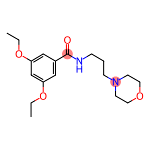 3,5-diethoxy-N-[3-(4-morpholinyl)propyl]benzamide