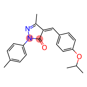 4-(4-isopropoxybenzylidene)-5-methyl-2-(4-methylphenyl)-2,4-dihydro-3H-pyrazol-3-one