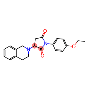 3-(3,4-dihydro-2(1H)-isoquinolinyl)-1-(4-ethoxyphenyl)-2,5-pyrrolidinedione