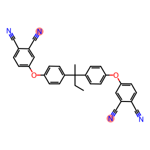 4-(4-{1-[4-(3,4-dicyanophenoxy)phenyl]-1-methylpropyl}phenoxy)phthalonitrile