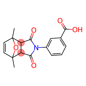 3-(1,7-dimethyl-3,5-dioxo-10-oxa-4-azatricyclo[5.2.1.0~2,6~]dec-8-en-4-yl)benzoic acid