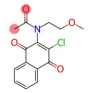 N-(3-chloro-1,4-dioxo-1,4-dihydronaphthalen-2-yl)-N-(2-Methoxyethyl)acetaMide