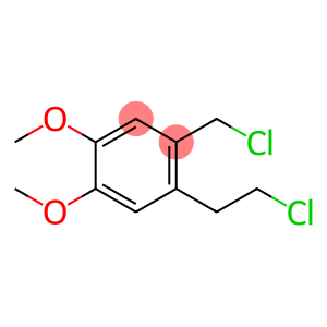 Benzene, 1-(2-chloroethyl)-2-(chloromethyl)-4,5-dimethoxy-