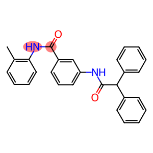 3-[(diphenylacetyl)amino]-N-(2-methylphenyl)benzamide