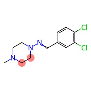 N-(3,4-dichlorobenzylidene)-N-(4-methyl-1-piperazinyl)amine