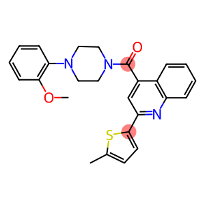 4-{[4-(2-methoxyphenyl)-1-piperazinyl]carbonyl}-2-(5-methyl-2-thienyl)quinoline